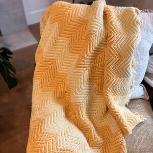 Vintage Crochet Afghan Throw